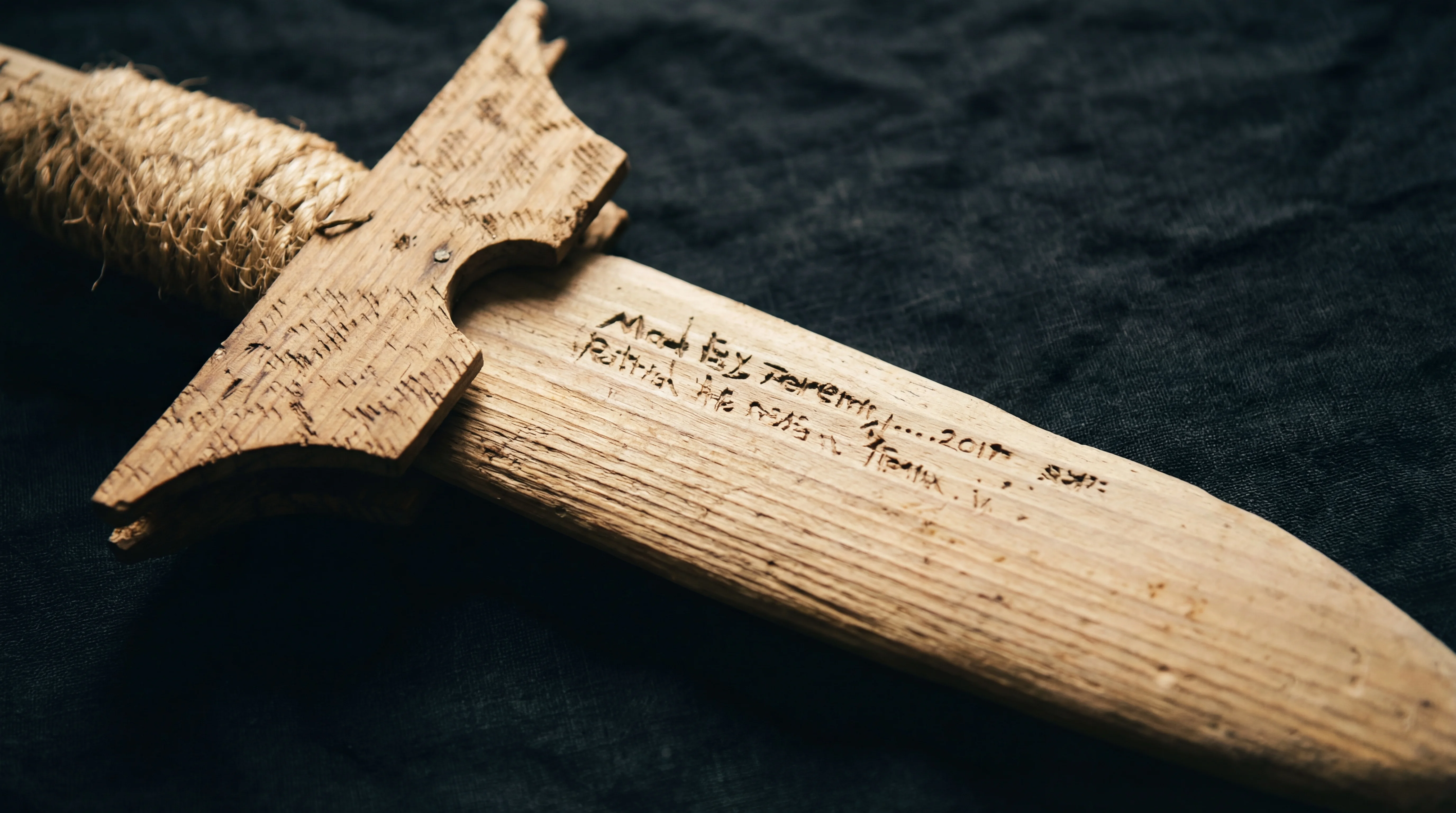 Handmade wooden swords - where it all began